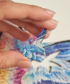 UNIDRAGON Houten Puzzel Dier - Ongrijpbare Kolibri - 300 Stukjes - King Size 48x37 Cm -Goedkope puzzels winkel 550x550 199