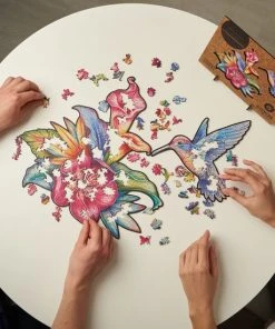 UNIDRAGON Houten Puzzel Dier - Ongrijpbare Kolibri - 300 Stukjes - King Size 48x37 Cm -Goedkope puzzels winkel 550x550 203