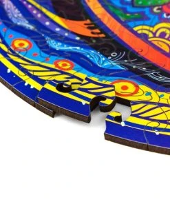 UNIDRAGON Houten Puzzel Dier - Glanzende Vis - 331 Stukjes - King Size 40x31 Cm -Goedkope puzzels winkel 550x550 40