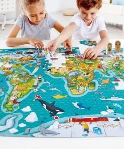Hape 2-in-1 World Tour Puzzle And Game 6 Hape 2-in-1 World Tour Puzzle And Game -Goedkope puzzels winkel 550x550 43