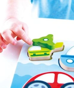 Hape Voertuigen Vormenpuzzel 7 Hape Voertuigen Vormenpuzzel -Goedkope puzzels winkel 550x550 46