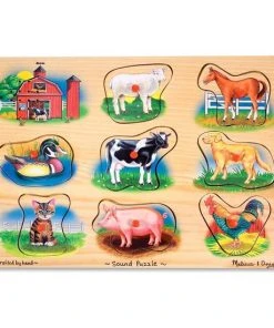 Melissa & Doug - Boerderij - Legpuzzel Met Geluid