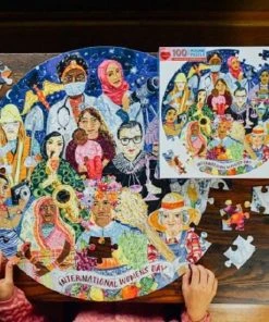 Puzze Eeboo International Women's Day 100 Rond -Goedkope puzzels winkel 550x550 60