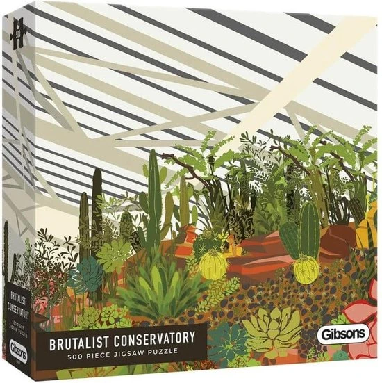 Gibsons Brutalist Conservatory Puzzel (500 Stukjes) 1 Gibsons Brutalist Conservatory Puzzel (500 Stukjes)