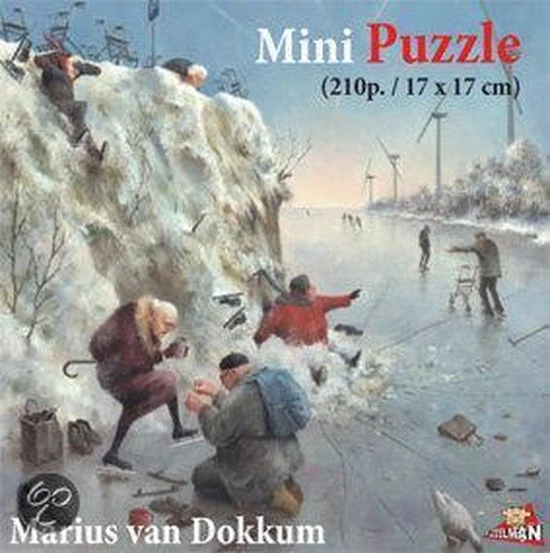 Puzzelman Puzzel - Rondje Schaatsen 1 Puzzelman Puzzel - Rondje Schaatsen