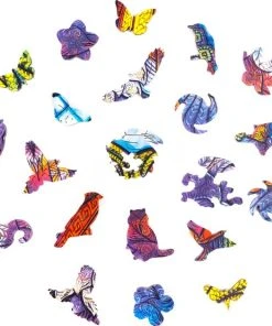 UNIDRAGON Houten Puzzel Dier - Uitstralende Wasbeer - 281 Stukjes - King Size 30x40 Cm -Goedkope puzzels winkel 550x555