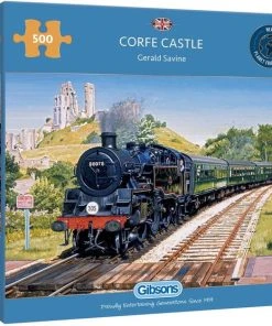 Gibsons Corfe Castle Crossing Puzzel (500 Stukjes)