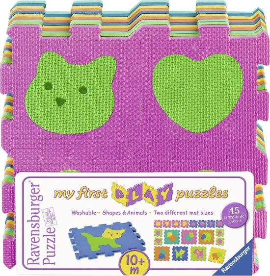 Ravensburger My First Play Puzzles Vormen En Dieren 1 Ravensburger My First Play Puzzles Vormen En Dieren