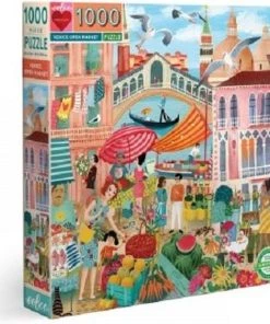Puzzel Eeboo Venice Open Market (1000)