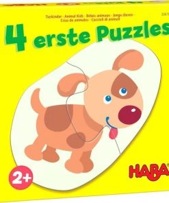 HABA 4 Eerste Puzzels - Jonge Dieren
