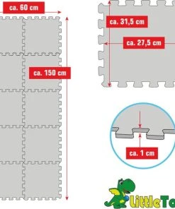 LittleTom 10 Delige Puzzelmat Voor Baby's En Kinderen - 30x30 Puzzel Speelmat EVA Kruipmat 17 LittleTom 10 Delige Puzzelmat Voor Baby's En Kinderen - 30x30 Puzzel Speelmat EVA Kruipmat -Goedkope puzzels winkel 550x568