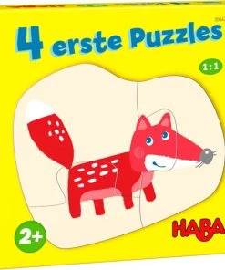 Haba Vormenpuzzels In Het Bos Junior Karton 4-delig