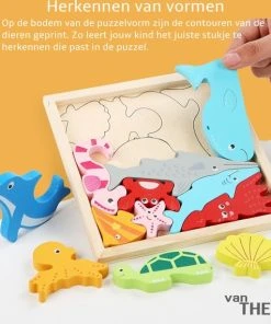 Van Theo Houten Puzzel - Houten Speelgoed - 3D Puzzel - Kinderen - Jungle -Goedkope puzzels winkel 550x570 1