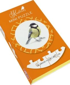 Bekking & Blitz Ekking & Blitz - Puzzel - 32 Stukjes - Rond - Kunst - Vogel - Koolmees - Elwin Van Der Kolk - Vogelbescherming Nederland - Natuurpunt België