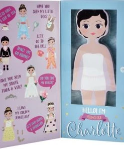 Floss & Rock Magnetische Aankleedpop Charlotte - 23,5 Cm - Hout