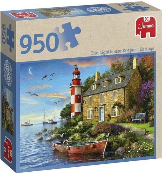 Jumbo Premium Collection Puzzel Huis Van De Vuurtorenwachter - Legpuzzel - 950 Stukjes 1 Jumbo Premium Collection Puzzel Huis Van De Vuurtorenwachter - Legpuzzel - 950 Stukjes
