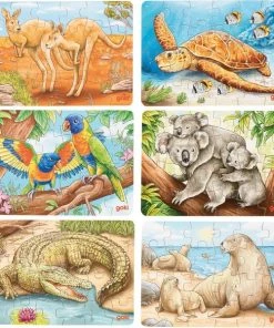 Mini-puzzel Australische Dieren - Goki (57431)