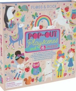 Floss & Rock Speeldoos, Regenboog Fee - 2 In 1 - 21,5 X 21,5 X 4,5 Cm