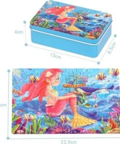 Merkloos Kinderpuzzel Katten - 60 Stukjes - 22.5x14 Cm - Schoencadeautje Sinterklaas -Goedkope puzzels winkel 550x611 1