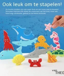 Van Theo Houten Puzzel - Houten Speelgoed - 3D Puzzel - Kinderen - Jungle -Goedkope puzzels winkel 550x615