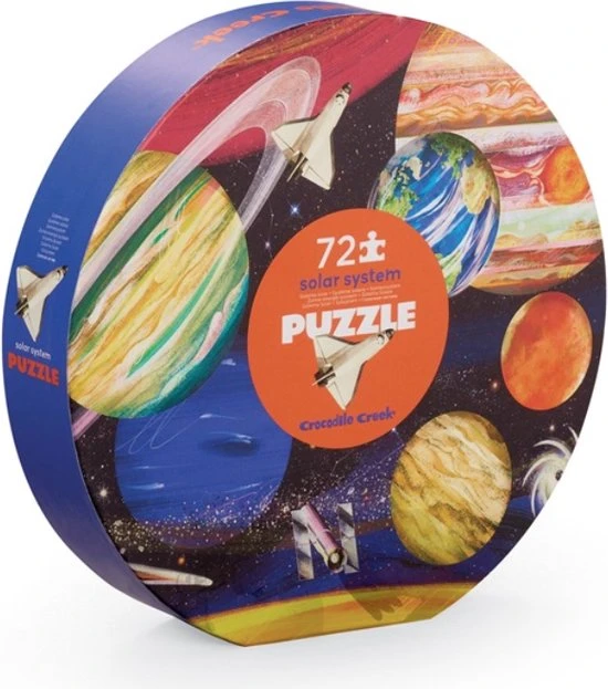 Crocodile Creek Puzzel Zonnestelsel Realistisch - 72 Stukjes 1 Crocodile Creek Puzzel Zonnestelsel Realistisch - 72 Stukjes