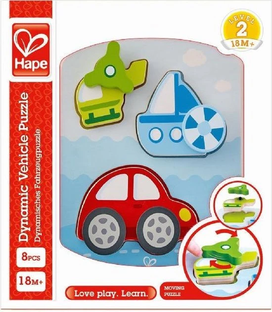 Hape Voertuigen Vormenpuzzel 4 Hape Voertuigen Vormenpuzzel - Afbeelding 4