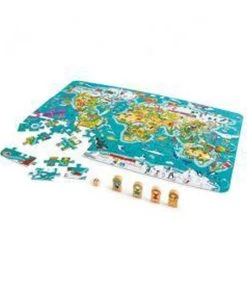 Hape 2-in-1 World Tour Puzzle And Game 7 Hape 2-in-1 World Tour Puzzle And Game -Goedkope puzzels winkel 550x647