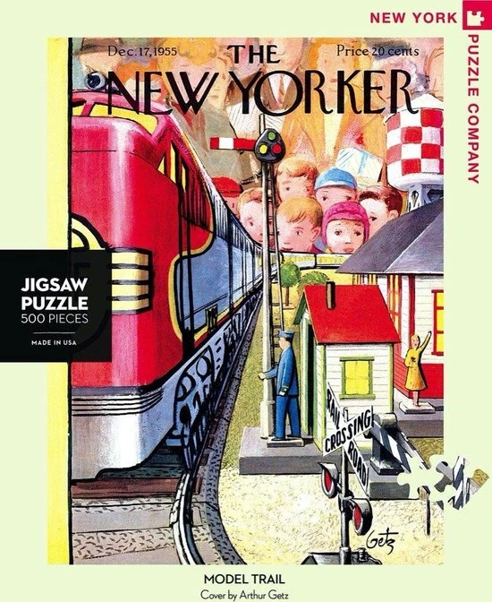The New York Puzzle Company New York Puzzle Company Model Train - 500 Pieces 2 The New York Puzzle Company New York Puzzle Company Model Train - 500 Pieces - Afbeelding 2