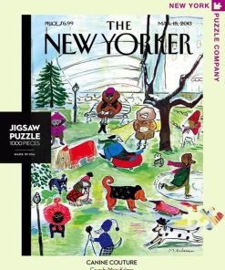The New York Puzzle Company New York Puzzle Company Canine Couture - 1000 Pieces -Goedkope puzzels winkel 550x672