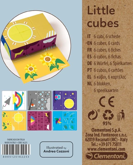 Clementoni Blokkenpuzzel In De Lucht Junior 6-delig, Puzzels Kinderen 3 Clementoni Blokkenpuzzel In De Lucht Junior 6-delig, Puzzels Kinderen - Afbeelding 3