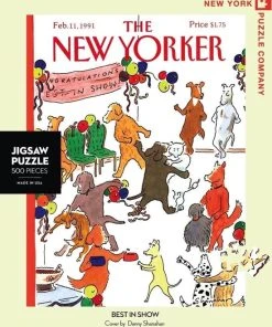 The New York Puzzle Company Best In Show - NYPC New Yorker Collectie Puzzel 500 Stukjes - 0819844012038 -Goedkope puzzels winkel 550x689