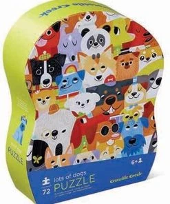 Crocodile Creek 72 Pc Puzzle - Lots Of Dogs Honden Puzzel
