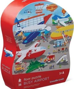 Crocodile Creek Gevormde Puzzel Busy Airport - 36 Stukjes 5 Crocodile Creek Gevormde Puzzel Busy Airport - 36 Stukjes -Goedkope puzzels winkel 550x713