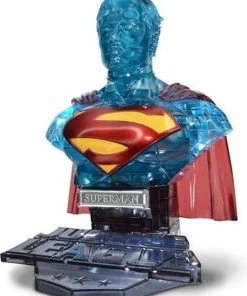 Happy Well DC COMICS - 3D Bust Puzzle - Superman (Cristal - 72 Puzzel Stukjes) -Goedkope puzzels winkel 550x714 2