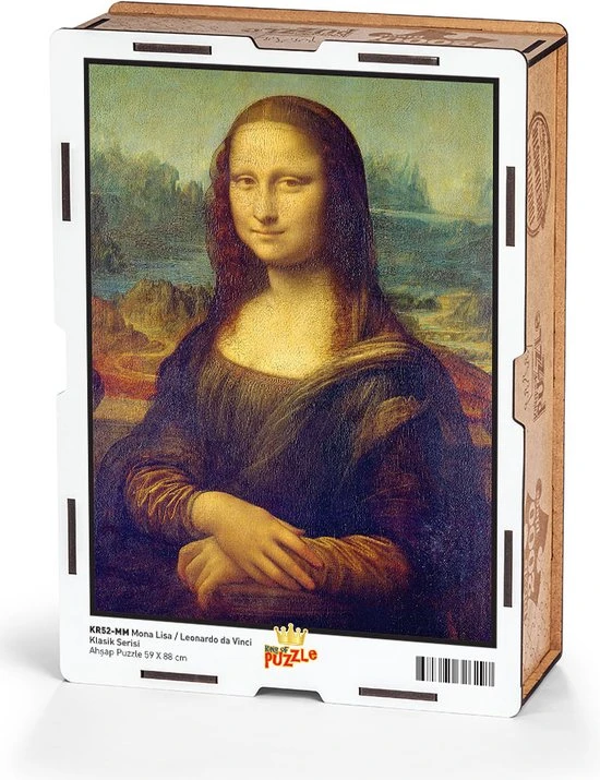KING Of PUZZLE Mona Lisa - Leonardo Da Vinci Houten Puzzel 2000 Stukjes 1 KING Of PUZZLE Mona Lisa - Leonardo Da Vinci Houten Puzzel 2000 Stukjes