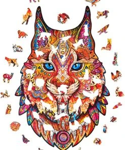 Unidragon Gentle Lynx -Goedkope puzzels winkel 550x719 1