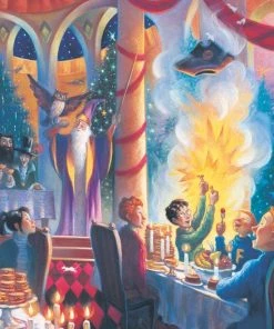 The New York Puzzle Company New York Puzzle Company Harry Potter - Christmas At Hogwarts 1000 Stukjes