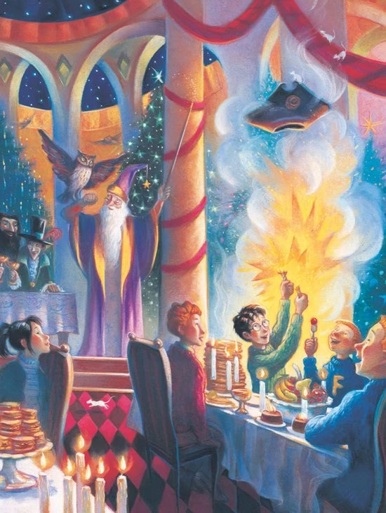 The New York Puzzle Company New York Puzzle Company Harry Potter - Christmas At Hogwarts 1000 Stukjes 1 The New York Puzzle Company New York Puzzle Company Harry Potter - Christmas At Hogwarts 1000 Stukjes