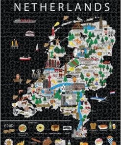 Puzzel Van Nederland | 1000 Stukjes | 68x48 Cm | Familiepuzzel | Jigsaw | Legpuzzel | Maison Maps 7 Puzzel Van Nederland | 1000 Stukjes | 68x48 Cm | Familiepuzzel | Jigsaw | Legpuzzel | Maison Maps -Goedkope puzzels winkel 550x732