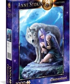 Clementoni - Anne Stokes Puzzel Collectie - Protector - 1000 Stukjes, Puzzel Volwassenen