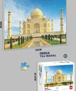 Happy Puzzle Taj Mahal Puzzel Volwassenen 1000 Stukjes - Legpuzzels Puzzle Kinderen - Jigsaw Puzzels Creative - Speelgoed Hobby Voor Volwassenen - 50*70 Cm 20 Happy Puzzle Taj Mahal Puzzel Volwassenen 1000 Stukjes - Legpuzzels Puzzle Kinderen - Jigsaw Puzzels Creative - Speelgoed Hobby Voor Volwassenen - 50*70 Cm -Goedkope puzzels winkel 550x740