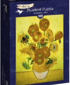 Art By BlueBird Vincent Van Gogh - Zonnebloemen 1889 (1000 Stukjes, Kunst Puzzel)