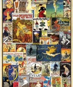 Eurographics Puzzel Vintage Bicycle Posters - 1000 Stukjes -Goedkope puzzels winkel 550x758 1