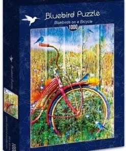 Bluebirds On A Bicycle Bluebird - 1000 Stukjes - Legpuzzel