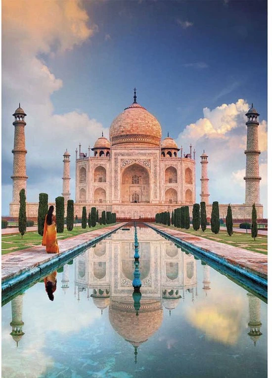 Happy Puzzle Taj Mahal Puzzel Volwassenen 1000 Stukjes - Legpuzzels Puzzle Kinderen - Jigsaw Puzzels Creative - Speelgoed Hobby Voor Volwassenen - 50*70 Cm 2 Happy Puzzle Taj Mahal Puzzel Volwassenen 1000 Stukjes - Legpuzzels Puzzle Kinderen - Jigsaw Puzzels Creative - Speelgoed Hobby Voor Volwassenen - 50*70 Cm - Afbeelding 2