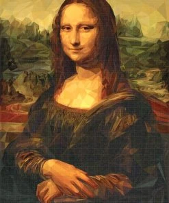 Grafix Puzzel 1000 Stukjes Volwassenen | Thema Mona Lisa | Puzzel | Formaat 50 X 70 CM | Schilderij Puzzel -Goedkope puzzels winkel 550x768