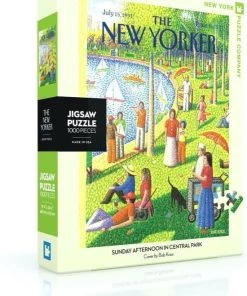 The New York Puzzle Company New York Puzzle Company Sunday Afternoon In Central Park - 1000 Pieces -Goedkope puzzels winkel 550x772
