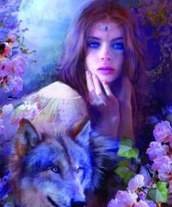 Bluebird Midnight Rose Puzzel 1000 Stukjes