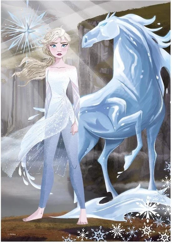 Disney Frozen 2 Neon Puzzel 100 XL Stukjes 2 Disney Frozen 2 Neon Puzzel 100 XL Stukjes - Afbeelding 2