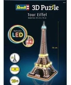 Revell 00150 Tour Eiffel Tower Paris - LED Edition 3D Puzzel -Goedkope puzzels winkel 550x791